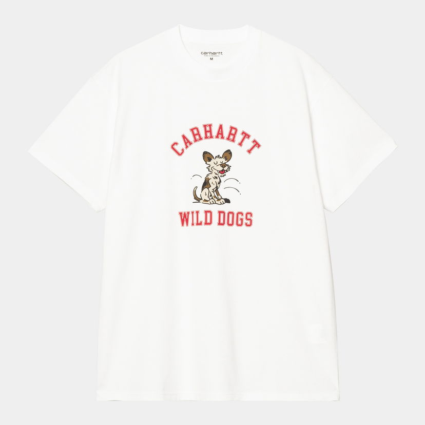 T-paita Carhartt WIP Carhartt WIP Wild Dog T-Shirt Valkoinen | I035450_9