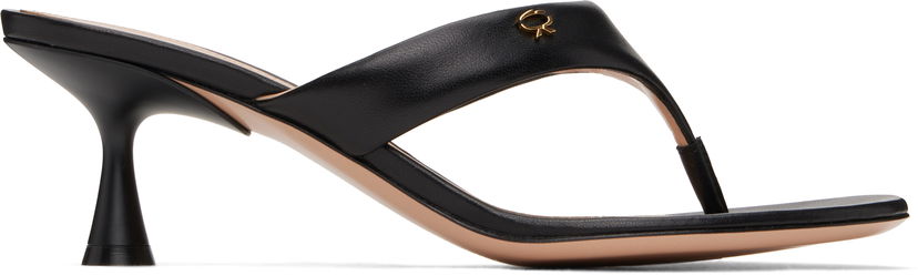 Tennarit ja kengät Gianvito Rossi Gianvito Rossi Ascent Thong 55 Heeled Sandals Musta | G10057-55LAC-NAP