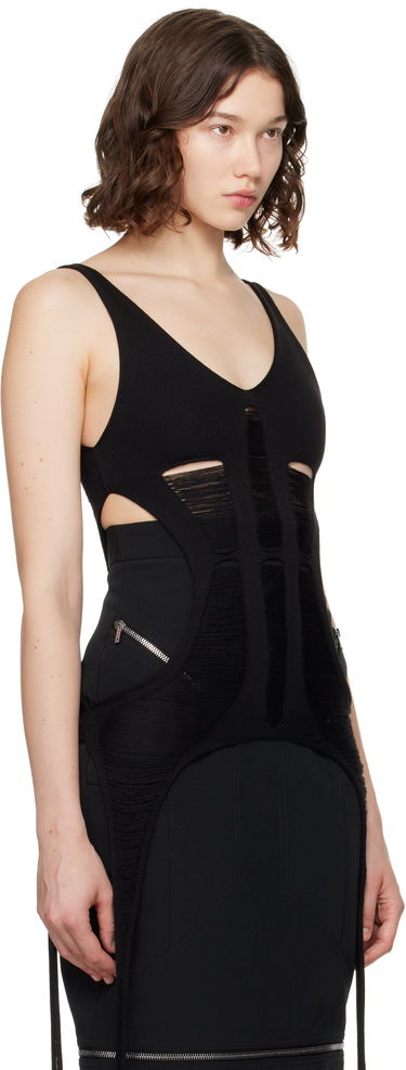 Tankkitoppi Rick Owens Rick Owens Hollywood Tanja Long Tank Top Harmaa | RO01E7644 KGRIDM, 4