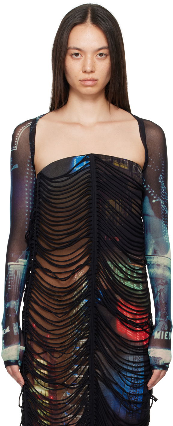 T-paita Jean Paul Gaultier Gaultier 'The Pigalle' Bolero Top Monivärinen | 24/30-F-TO207-T552-59560100