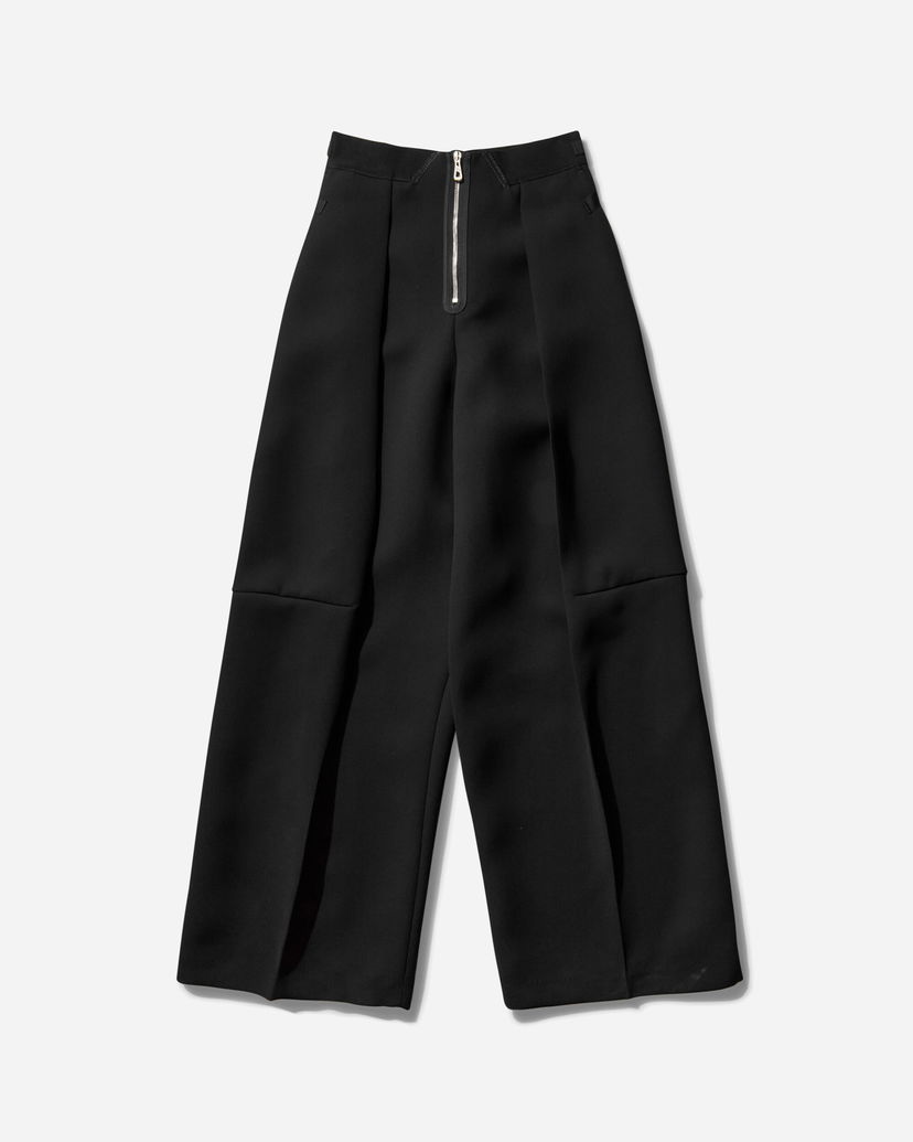 Housut Jean Paul Gaultier Crepe Wide-Leg Pants Musta | 25-33-F-PA187-C081 00