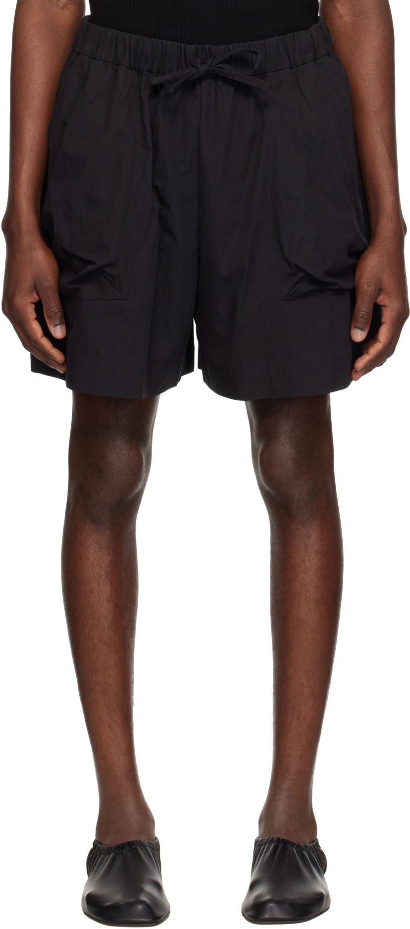 Shortsit Simone Rocha Simone Rocha Cargo Pocket Shorts Musta | 4140 1219