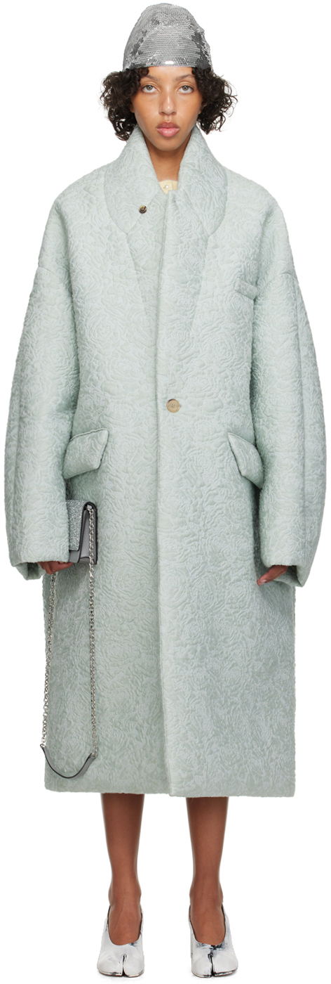 Takit Maison Margiela Oversized Floral Coat Harmaa | S29AA0307 S78256