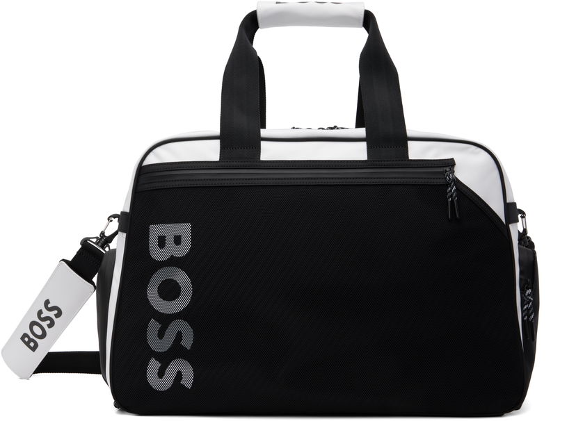 Matkalaukku BOSS BOSS Colour-Blocked Holdall Duffle Bag Valkoinen | 50548091