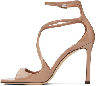 Asusteet Jimmy Choo Jimmy Choo Azia 95 Heeled Sandals Beige | AZIA 95, 2