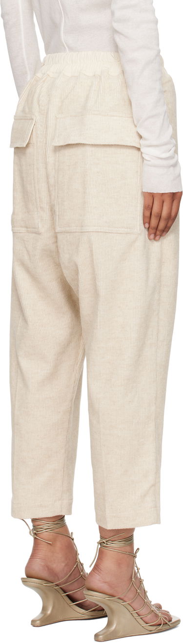 Housut Rick Owens Rick Owens Concordians Drawstring Astaires Trousers Beige | RP02E4303 MLC, 2