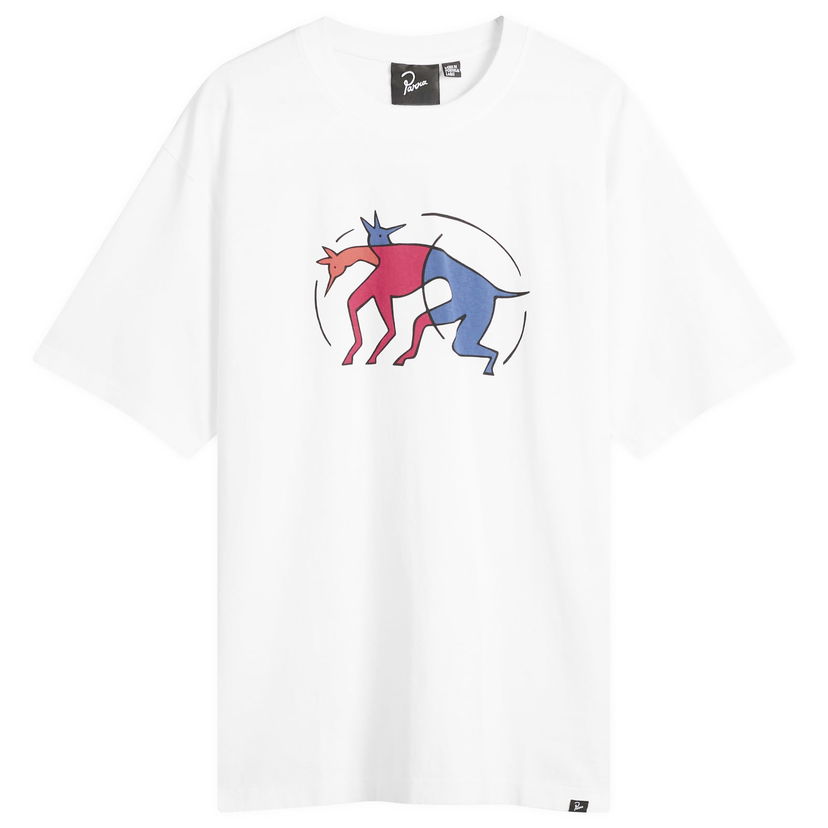 T-paita By Parra Parra The Zoomies T-Shirt Valkoinen | 54120-WHT