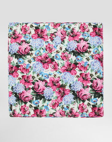 Huivi Dolce & Gabbana Dolce & Gabbana Floral Print Interlock Blanket Valkoinen | LNJAE7II7HTHA5MH, 1