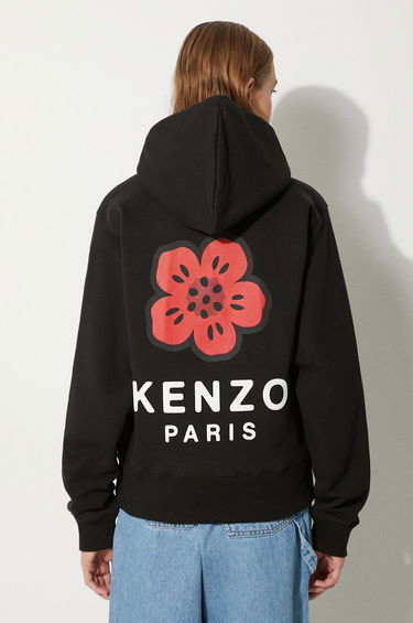 Huppari KENZO Boke Placed Hoodie With Print Musta | FE62SW1624MT.99J, 0