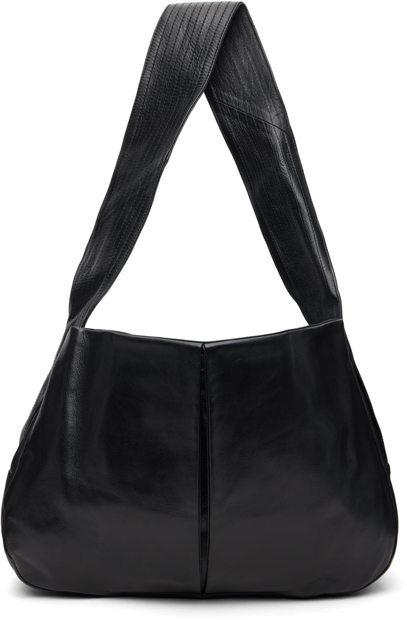 Olkalaukku sage NATION Box Pleat Leather Bag Musta | S134 BOX PLEAT BAG LEATHER BLA