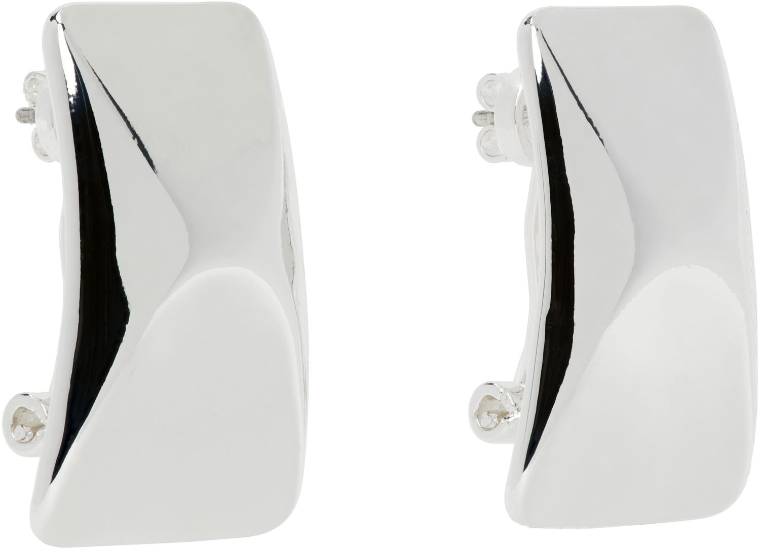 Korvakorut Anine Bing ANINE BING Curved Rectangle Earrings Metallinen | A-15-10734-SLV1, 1