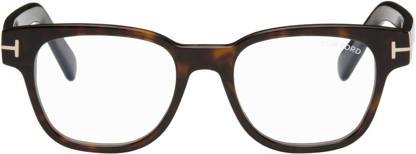 Aurinkolasit Tom Ford Tom Ford Square Blue Block Glasses Ruskea | FT5977-B_50052