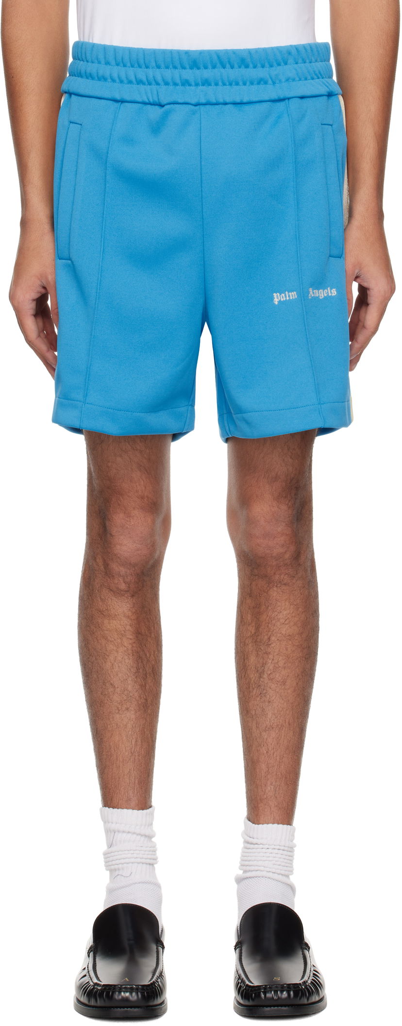 Shortsit Palm Angels Palm Angels Classic Logo Track Shorts Sininen | PMCL004S25FAB0014003