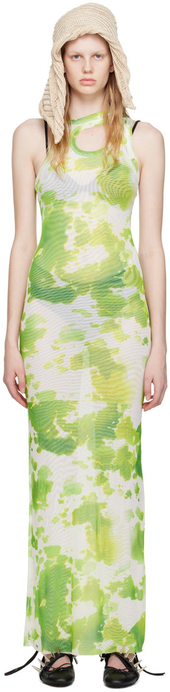 Mekko Ottolinger Ottolinger Exclusive Tie-Dye Maxi Dress Vihreä | 100717, 0