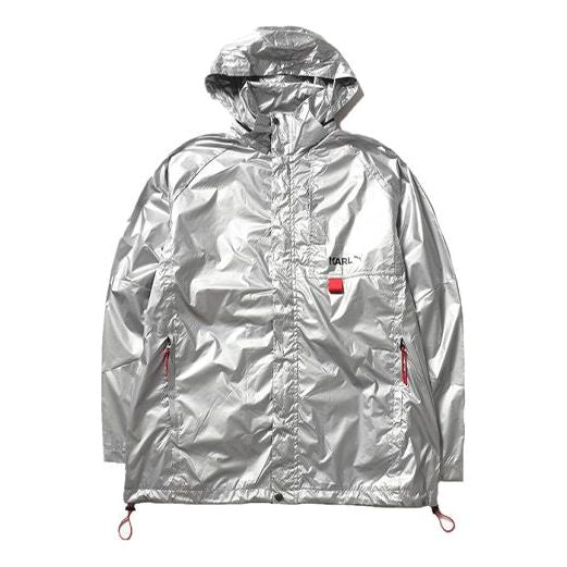 Tuulitakki Puma Woven Zip-Up Sports Jacket Metallinen | 595679-01