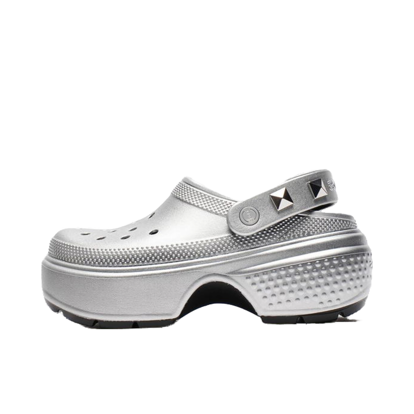 Tennarit ja kengät Crocs Stomp Metallic Clog Harmaa | 210362-040