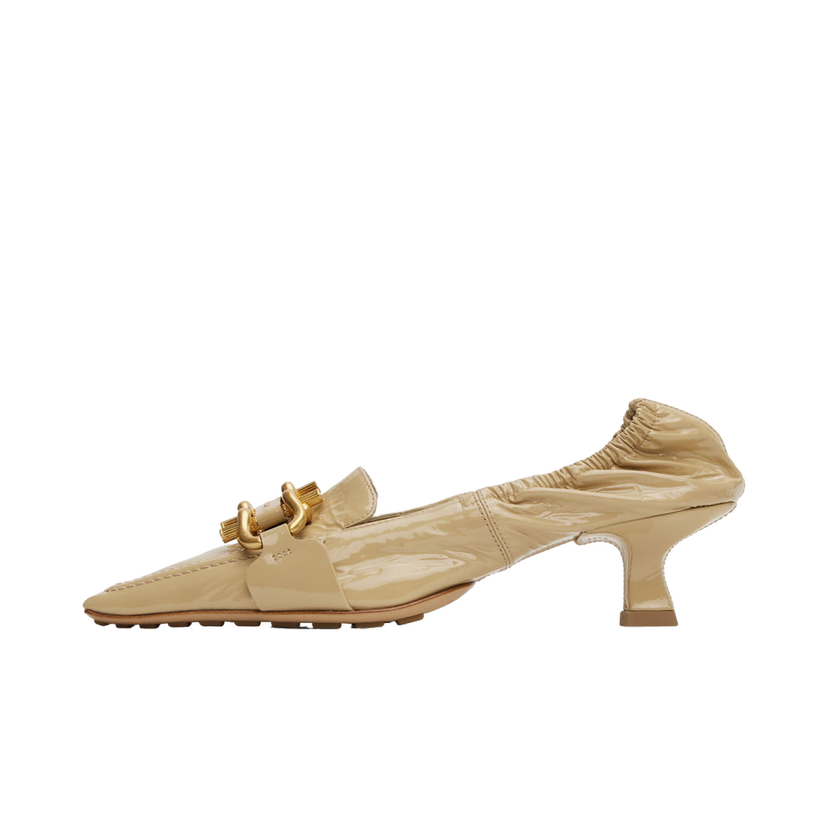 Tennarit ja kengät Bottega Veneta Patent Leather Buckle Pumps Beige | 708897 V28Q0