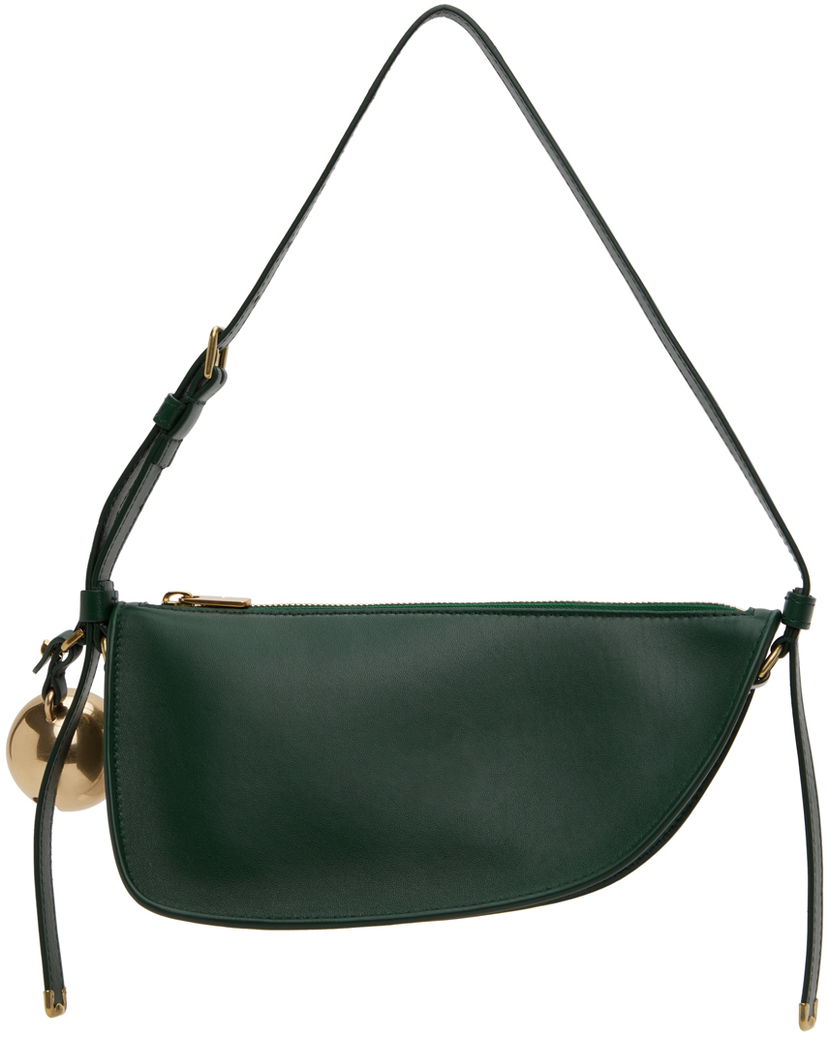 Olkalaukku Burberry Mini Shield Sling Bag Vihreä | 8077761