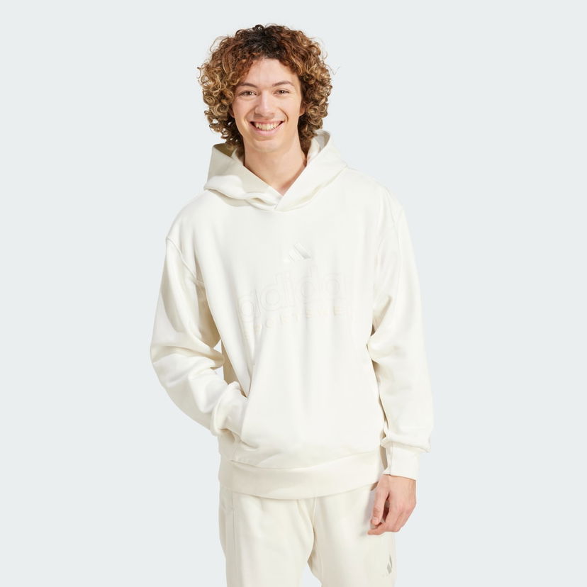 Huppari adidas Performance Fleece Graphic Hoodie Valkoinen | IY6594