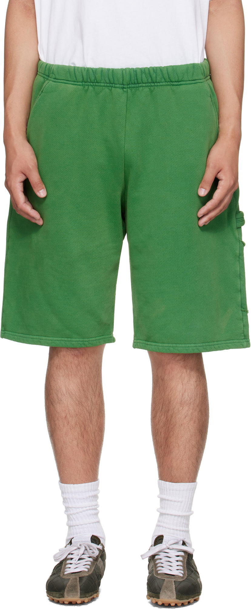 Shortsit LES TIEN Les Tien Heavyweight Utility Shorts Vihreä | CF-3100-PD