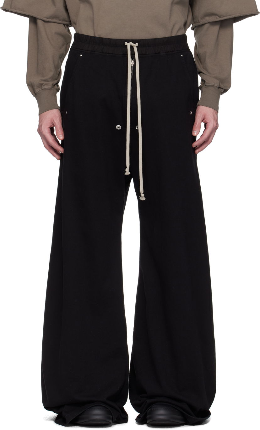 Verryttelyhousut Rick Owens Rick Owens DRKSHDW Hollywood Geth Belas Sweatpants Musta | DU01E3378 RIG