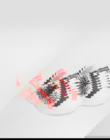 Tennarit ja kengät Dolce & Gabbana Dolce & Gabbana Portofino Print Valkoinen | CK2330AD773HA5PD, 1