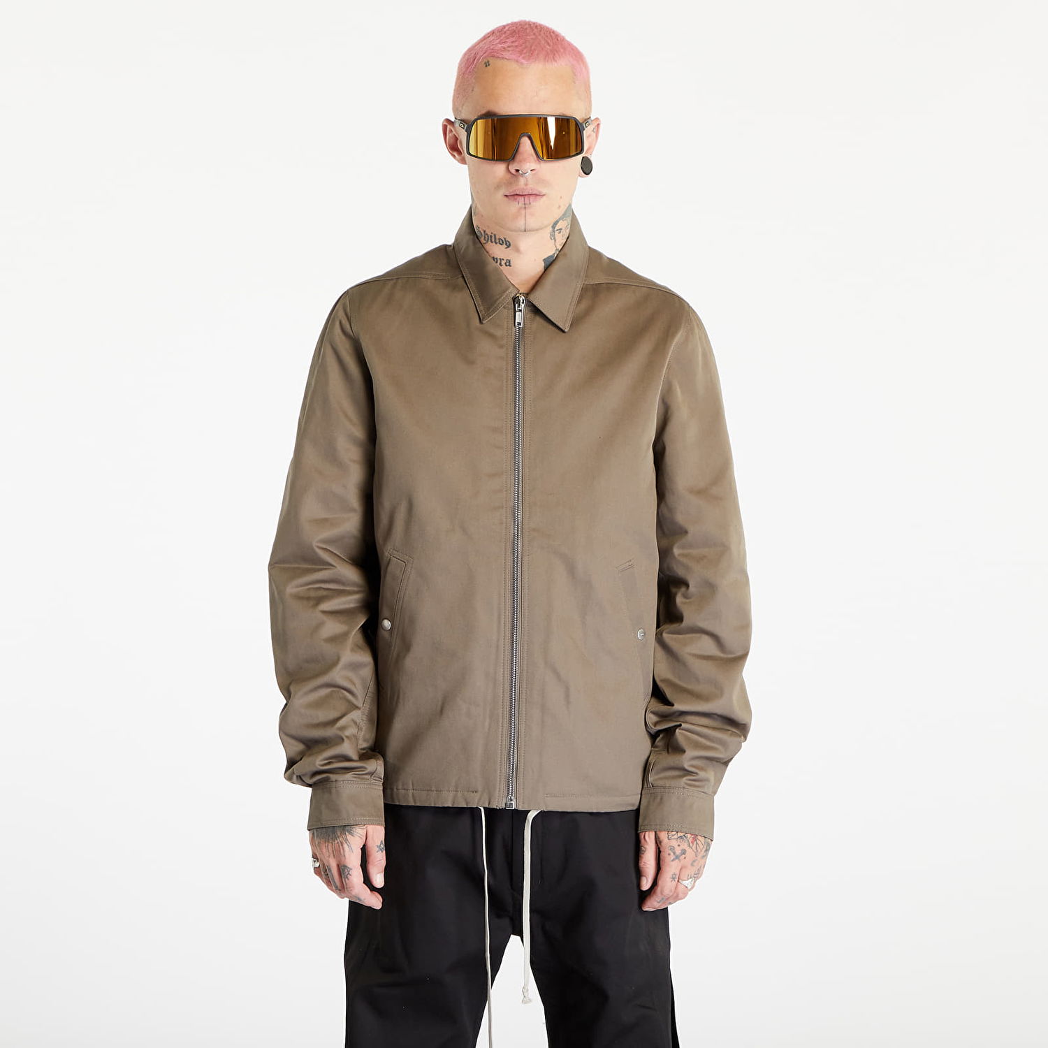 Takki Rick Owens Zipfront Jacket Beige | DU02C5783 TW 34, 0
