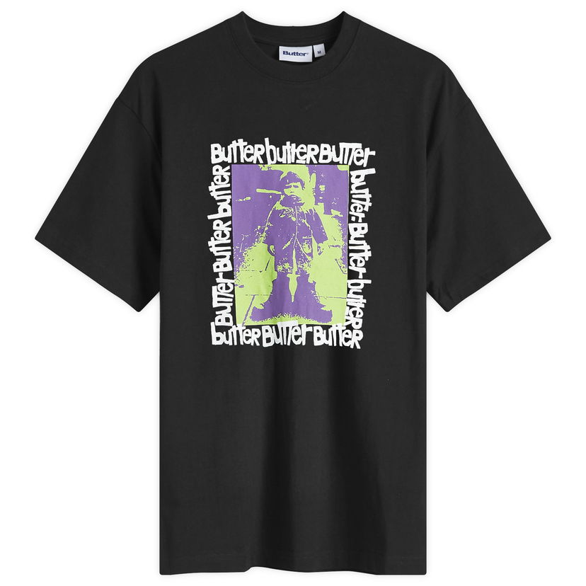 T-paita Butter Goods Stolen Boots T-Shirt Musta | BG243106-BLK