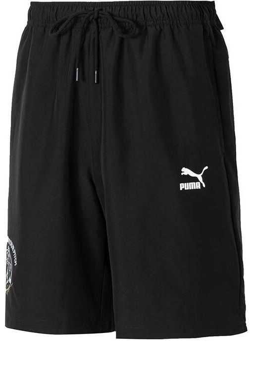 Shortsit Puma Logo Casual Shorts Musta | 682348-01