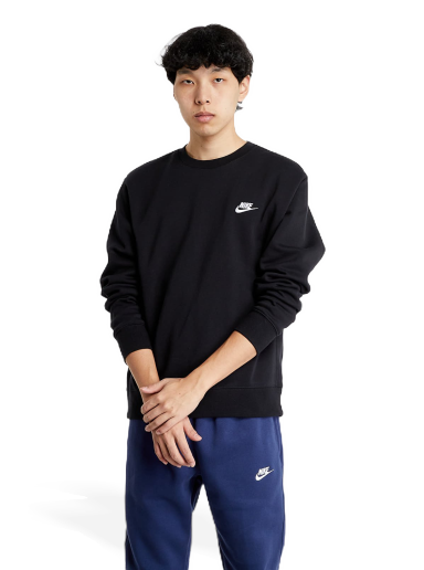 Huppari Nike Sportswear Club Fleece Crew Musta | BV2662-010