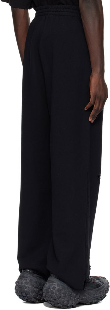 Verryttelyhousut We11done We11done Distressed Sweatpants Musta | WD-TA1-24-812-U-BK, 2