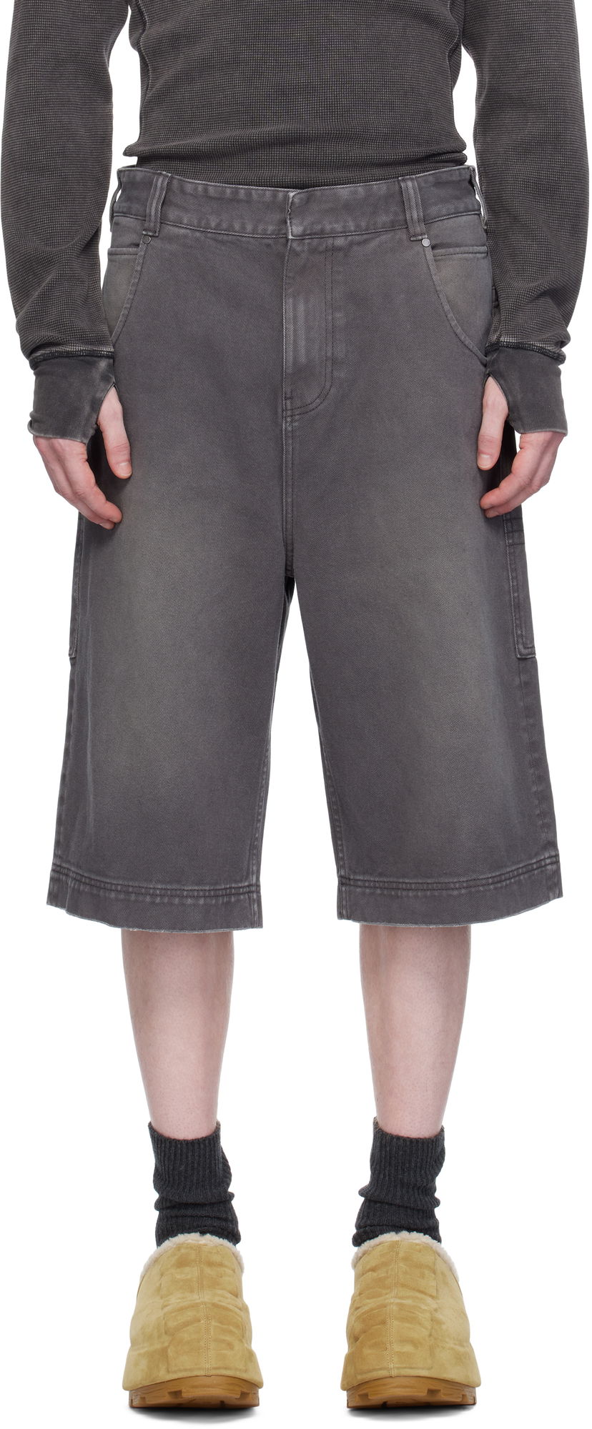 Shortsit Entire Studios Entire Studios D Denim Shorts Harmaa | ES2570SL