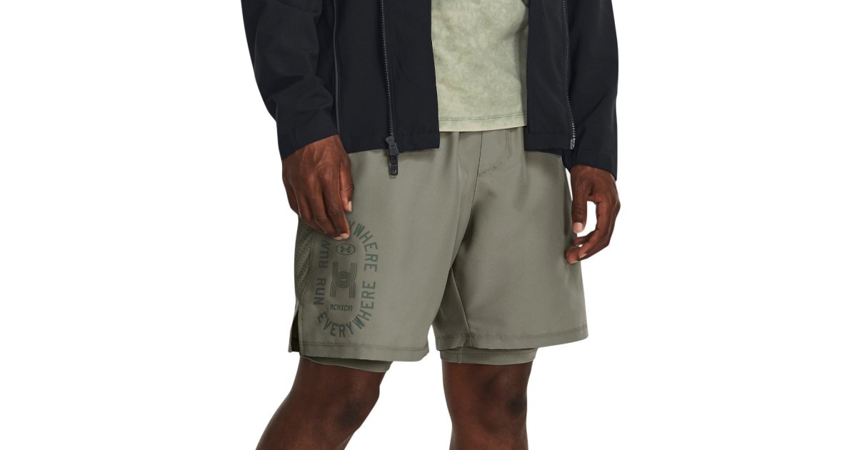 Shortsit Under Armour UA Run Everywhere Harmaa | 1379294-504, 1