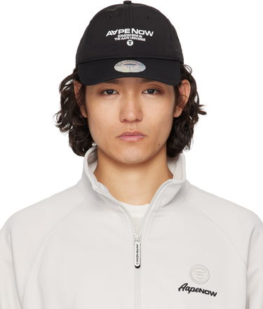 Korkki AAPE by A Bathing Ape AAPE by A Bathing Ape 'AAPE Now' Moonface Logo Cap Musta | AAPCPM5255XXOBKX, 0
