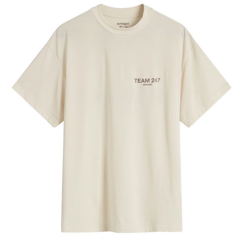 T-paita Represent Clo Team 247 Oversized T-Shirt Beige | 247M4135-30