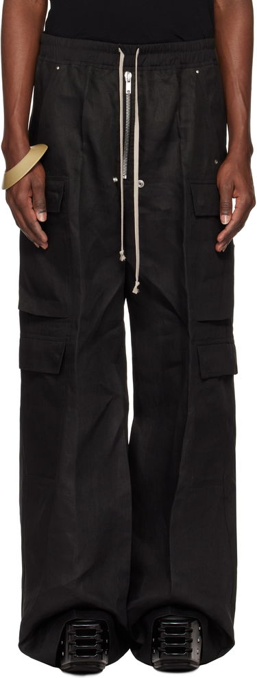 Cargo housut Rick Owens Rick Owens Hollywood Cargobela Cargo Pants Musta | RU01E5339 TWL, 0