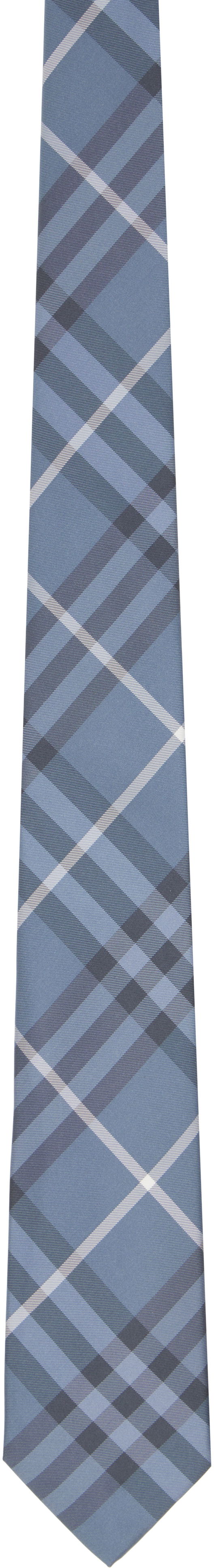 Huivi Burberry Burberry Check Silk Tie Sininen | 8109230