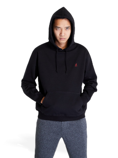 Huppari GRAMICCI One Point Hooded Sweatshirt Musta | G303-FT Black