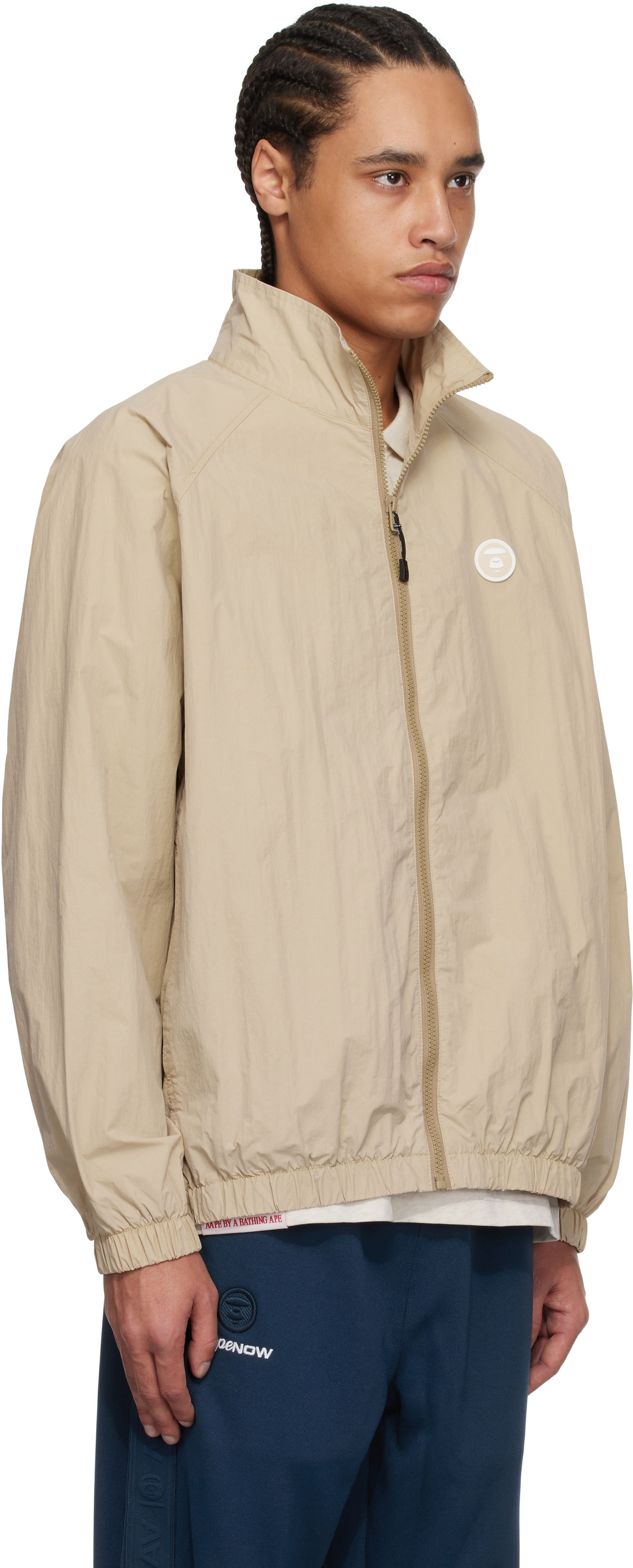 Tuulitakki AAPE by A Bathing Ape AAPE by A Bathing Ape 'AAPE Now' Lightweight Jacket Beige | AAPLJM7703XXNBGL, 1