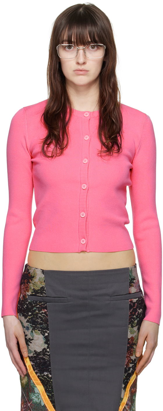 Villapaita Marine Serre Core Cardigan Vaaleanpunainen | WTK011