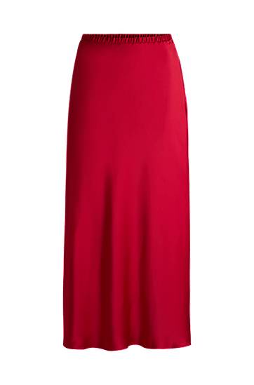 Hame BOSS Satin Maxi Skirt Punainen | 50534585