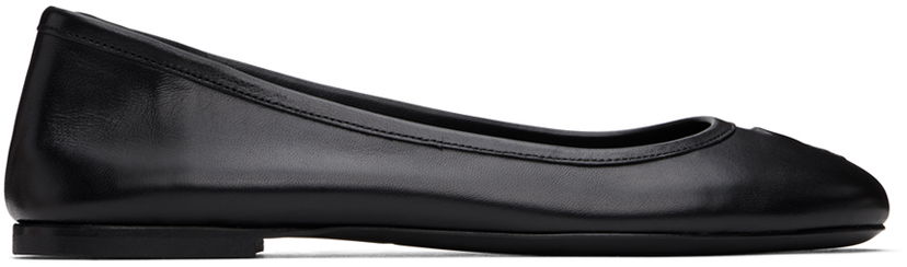 Vaatteet AMI AMI Paris Round Toe Ami De Cœur Ballerina Flats Musta | FSV804.AL0069