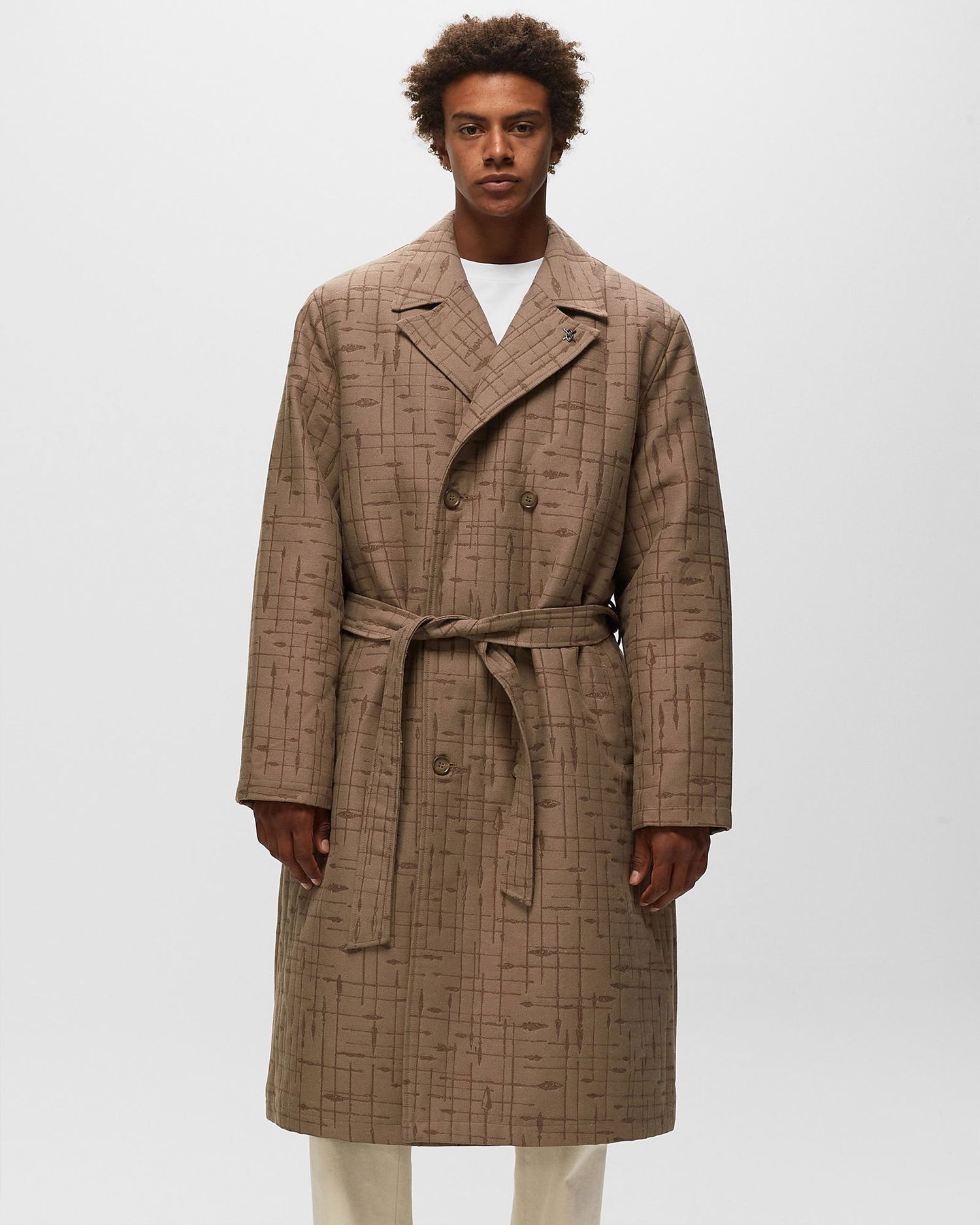 Parka DAILY PAPER Rashawn Long Jacket Ruskea | 2321006, 1