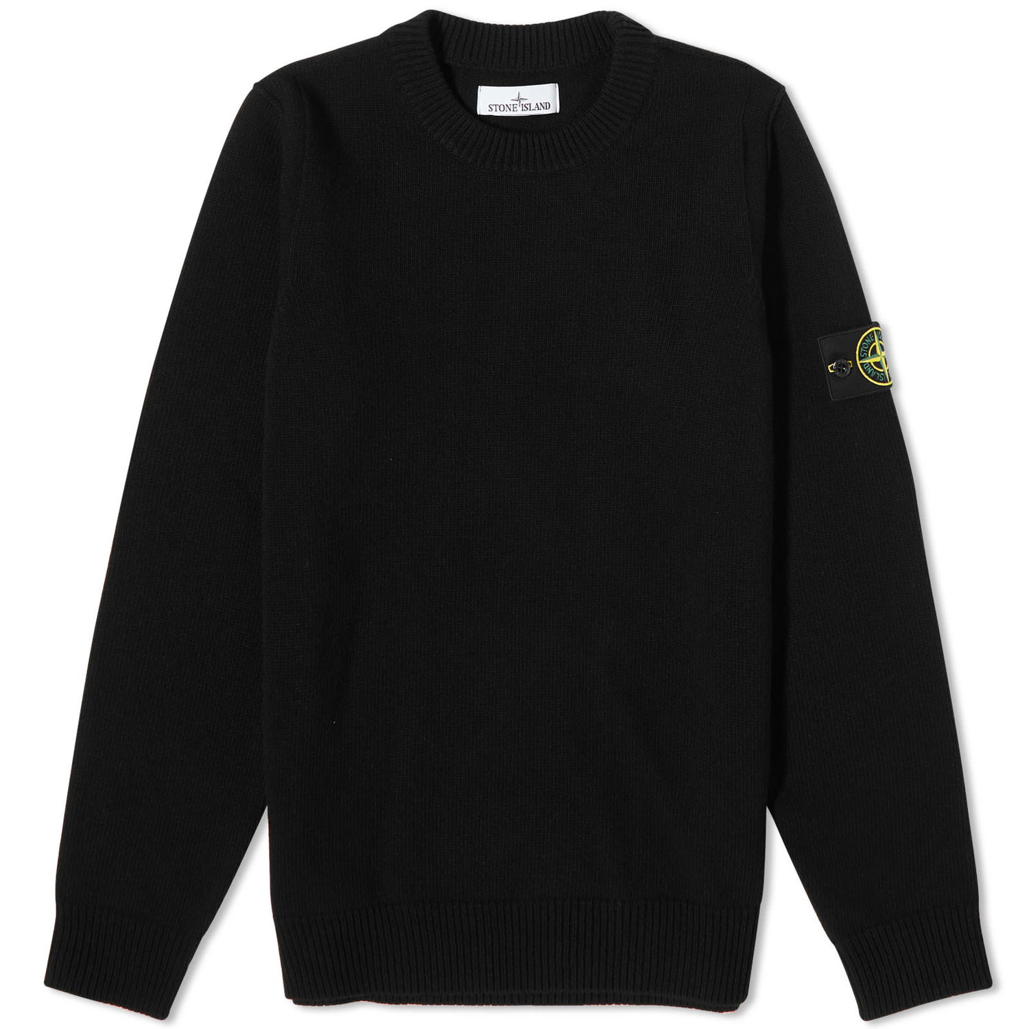 Villapaita Stone Island Reverse Seam Lambswool Crewneck Musta | 7915508-A0029, 0