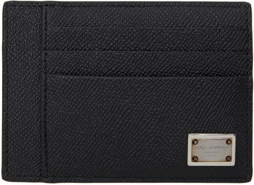 Lompakko Dolce & Gabbana Dauphine-Print Card Holder Musta | BP3325AG219