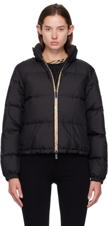 Puffer takki Burberry Ambleside Down Puffer Jacket Musta | 8113822, 0