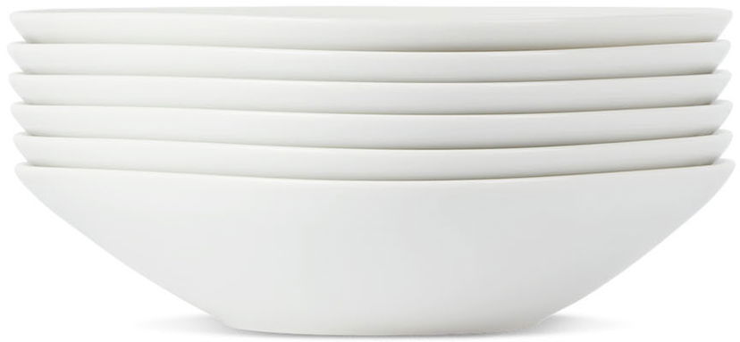Kodin sisustus Alessi Alessi Colombina Soup Bowls (Set of 6) Valkoinen | FM10/2