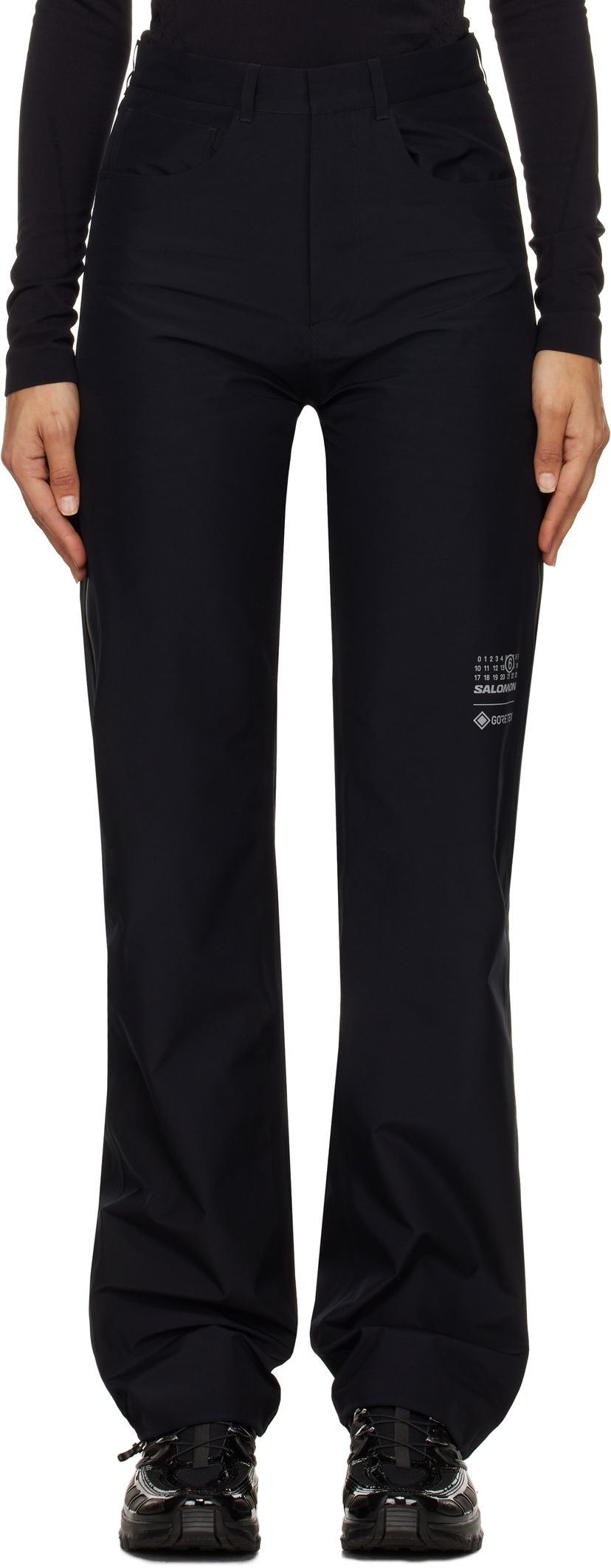 Housut Maison Margiela Taffeta Trousers Musta | S52LA0244 M35200