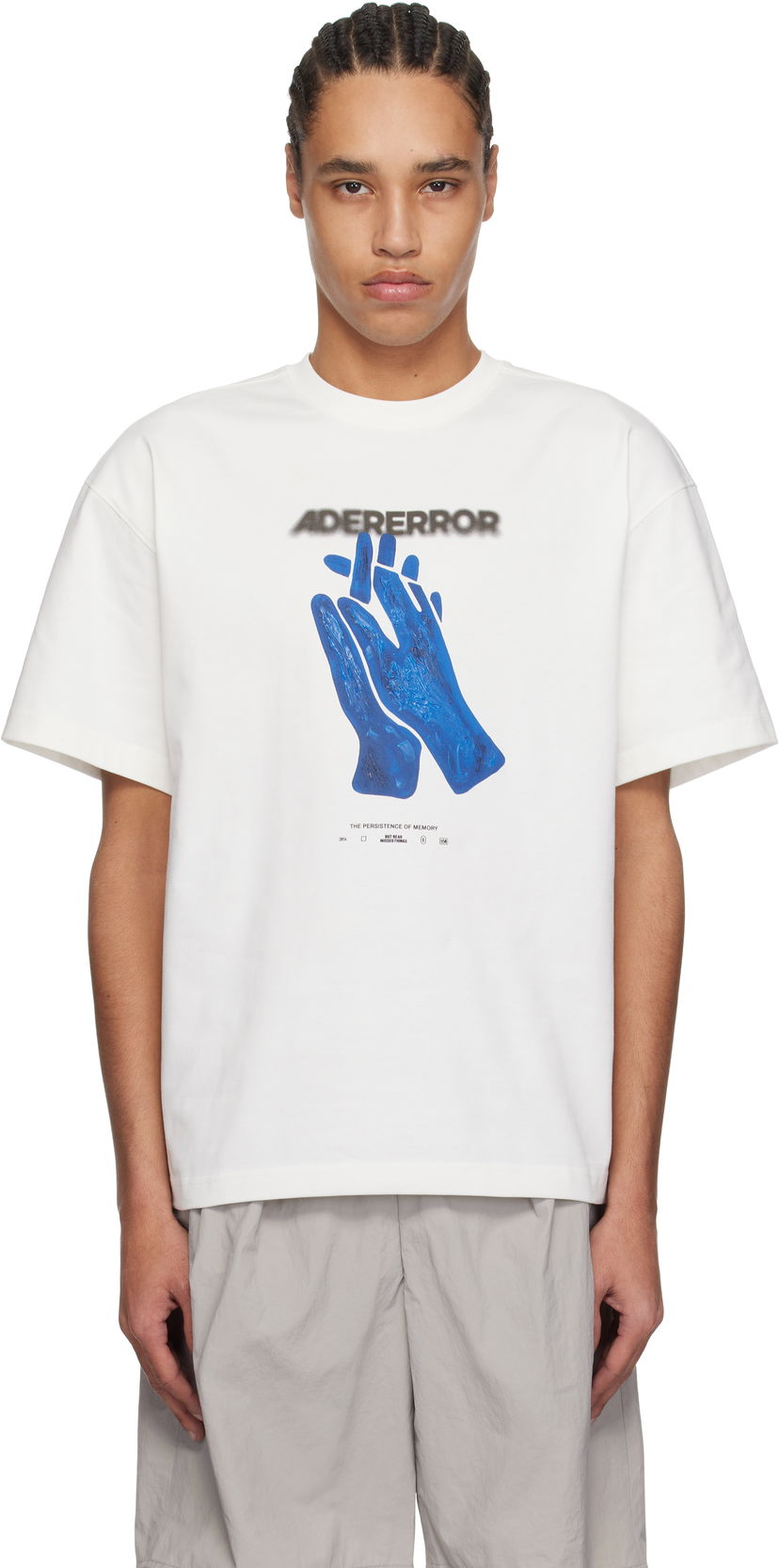 T-paita ADER ERROR ADER error Persistence of Memory Graphic Tee Valkoinen | BO01SSTS0114OW