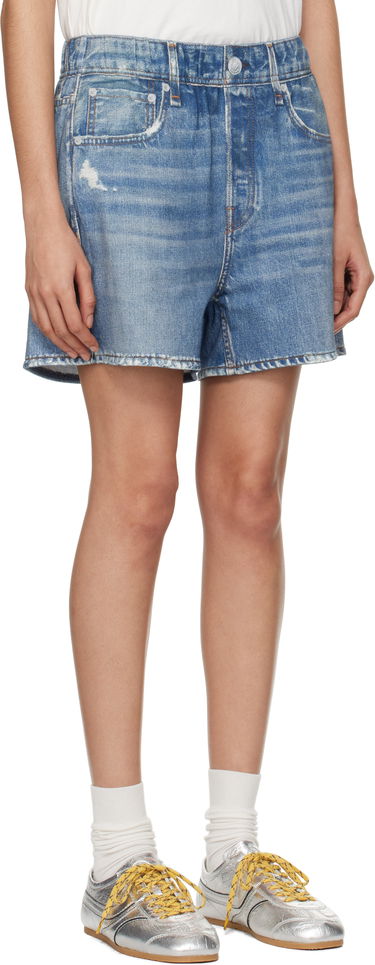 Shortsit rag & bone Rag & Bone Women's Miramar Terry Walking Shorts Sininen | WCW24P40018201, 4